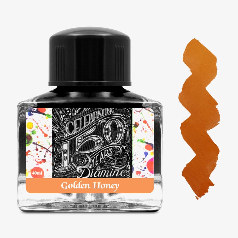 Diamine Inks Diamine 150th Anniversary Ink Bottle 40ml - Golden Honey