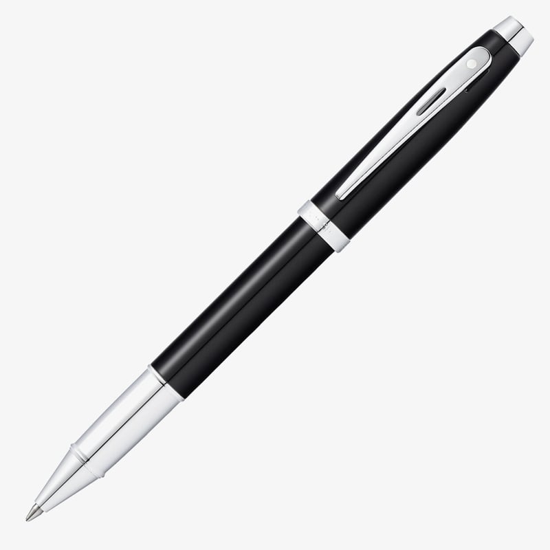 Sheaffer Sheaffer 100 Rollerball Pen - Black Lacquer Chrome Trim