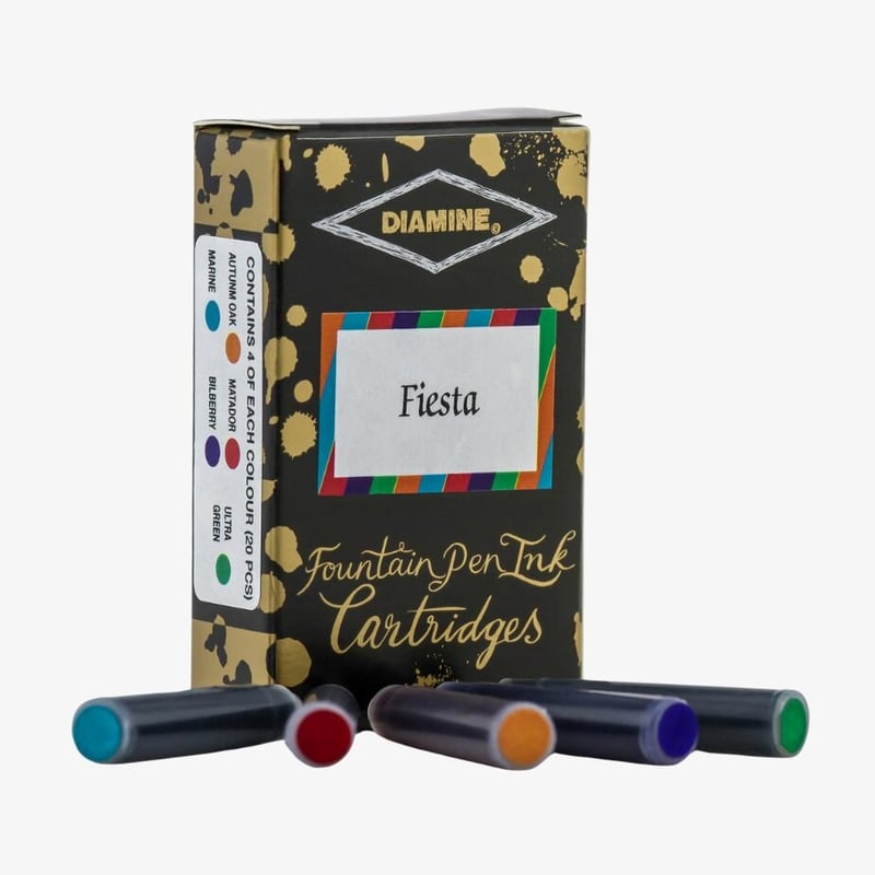 Diamine Inks Diamine Ink Cartridge - Fiesta (Pack of 20)