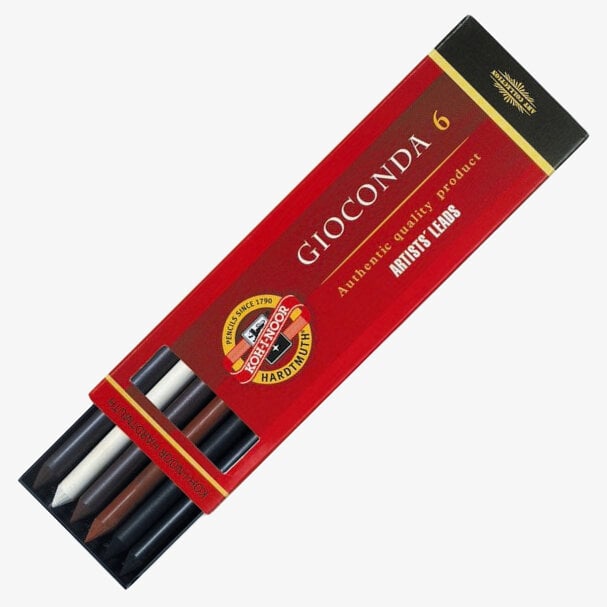Koh-I-Noor Koh-I-Noor 4869 iiii Drawing Chalks - 5.6mm - Assorted Colours (Pack of 6)