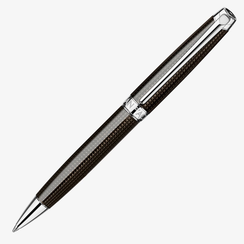 Caran d'Ache Caran d'Ache Léman Ballpoint Pen - Du Nuit Guilloché