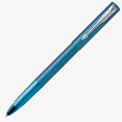 Parker Vector XL Rollerball Pen - Teal Chrome Trim