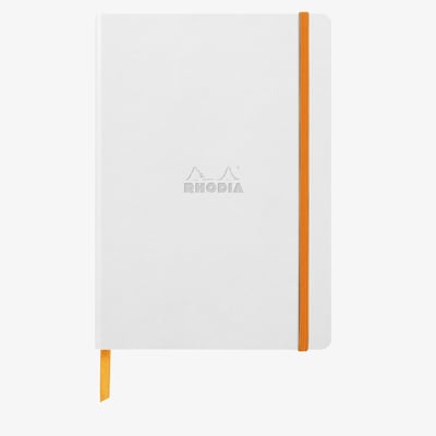 Rhodia Softcover Notebook - A5 - White - Dotted
