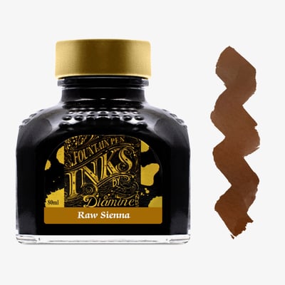 Diamine Ink Bottle 80ml - Raw Sienna