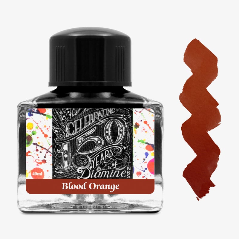 Diamine Inks Diamine 150th Anniversary Ink Bottle 40ml - Blood Orange