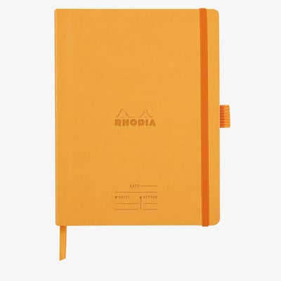 Rhodia Meeting Notebook - A5 - Orange