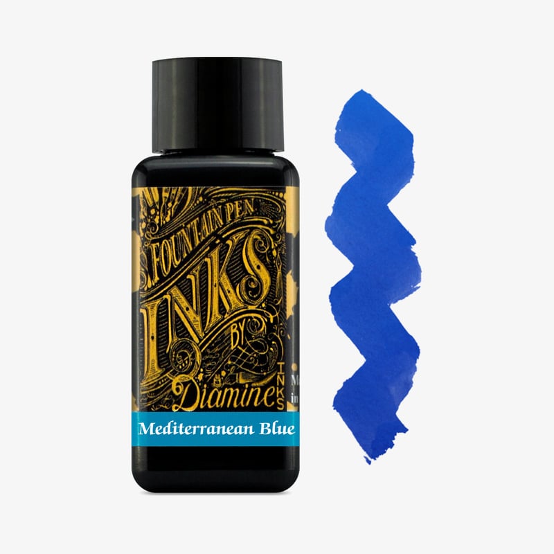Diamine Inks Diamine Ink Bottle 30ml - Mediterranean Blue