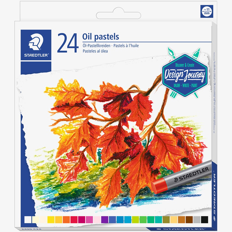 Staedtler Staedtler Karat Oil Pastels - Assorted Colours (Tin of 24)