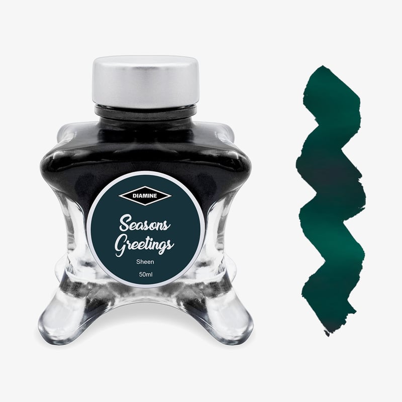Diamine Inks Diamine Inkvent Christmas Ink Bottle 50ml - Seasons Greetings