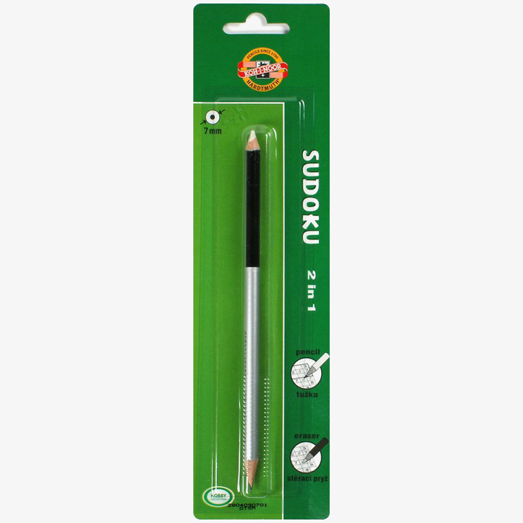 Koh-I-Noor Koh-I-Noor Sudoku Pencil with Eraser - 2B