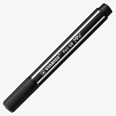 STABILO Pen 68 MAX Fibre Tip Pen - Black