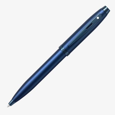 Sheaffer 100 Ballpoint Pen -  Satin Blue