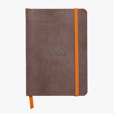 Rhodia Softcover Notebook - Medium - Chocolate - Lined