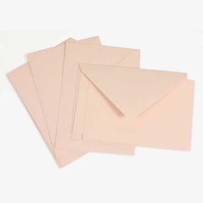 Crown Mill Classics C6 Set of 15 Cards and Envelopes - Pink