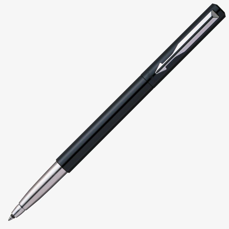 Parker Parker Vector Rollerball Pen - Black Chrome Trim