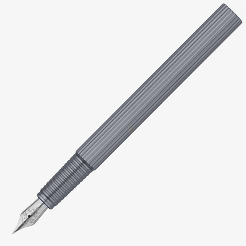 Wörther Worther Profil Fountain Pen - Grey Aluminium