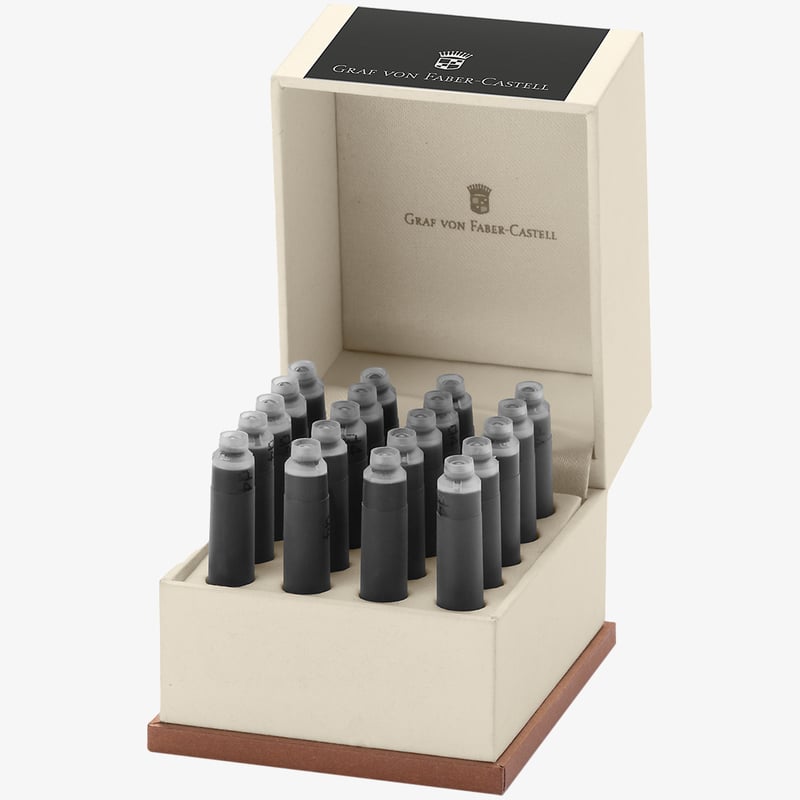 Graf von Faber-Castell Graf von Faber-Castell Ink Cartridge (Pack of 20)