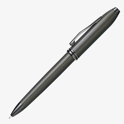 Cross Townsend Ballpoint Pen - Matte Black PVD Trim