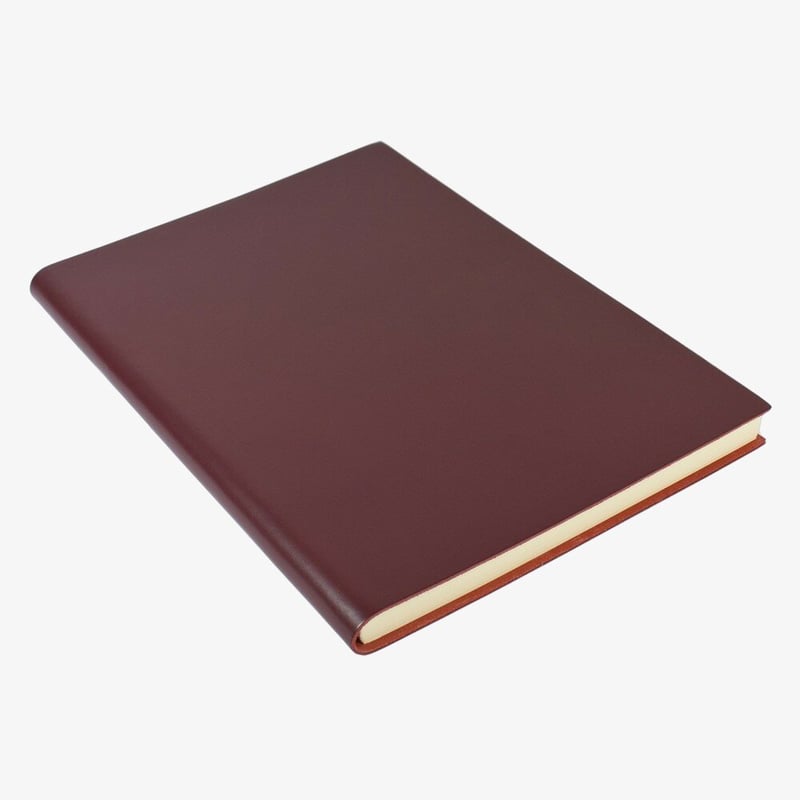 Papuro Papuro Torcello Leather Journal - Burgundy - Extra Large