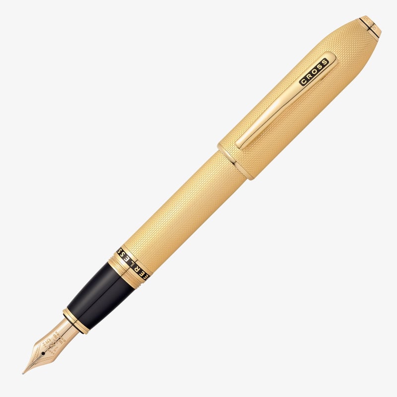 Cross Cross Peerless 125 Fountain Pen - 23K Heavy Gold Plated
