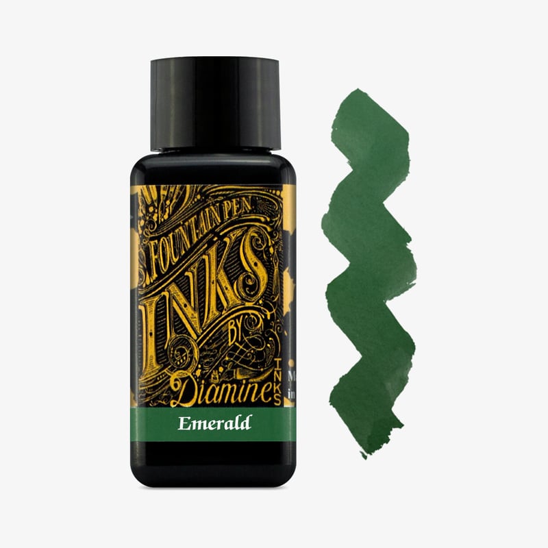 Diamine Inks Diamine Ink Bottle 30ml - Emerald
