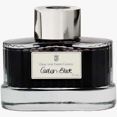 Graf von Faber-Castell Ink Bottle 75ml - Carbon Black