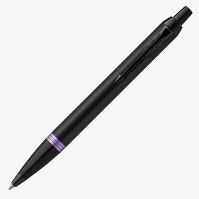 Parker IM Vibrant Rings Ballpoint Pen - Amethyst Purple