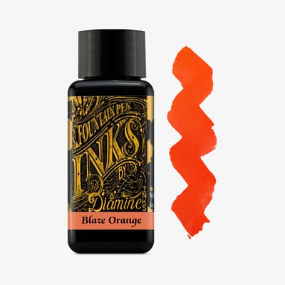 Diamine Ink Bottle 30ml - Blaze Orange