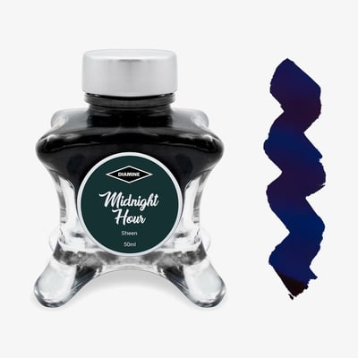 Diamine Inkvent Christmas Ink Bottle 50ml - Midnight Hour