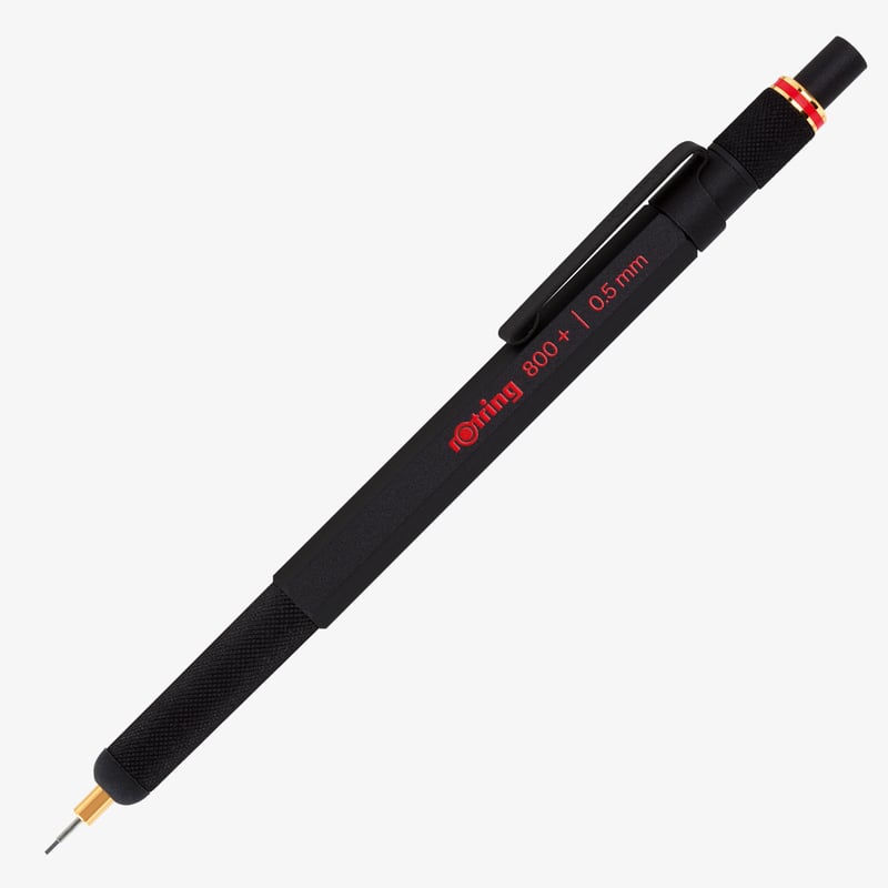 Rotring Rotring 800+ Mechanical Pencil & Stylus - Black Barrel - 0.50mm
