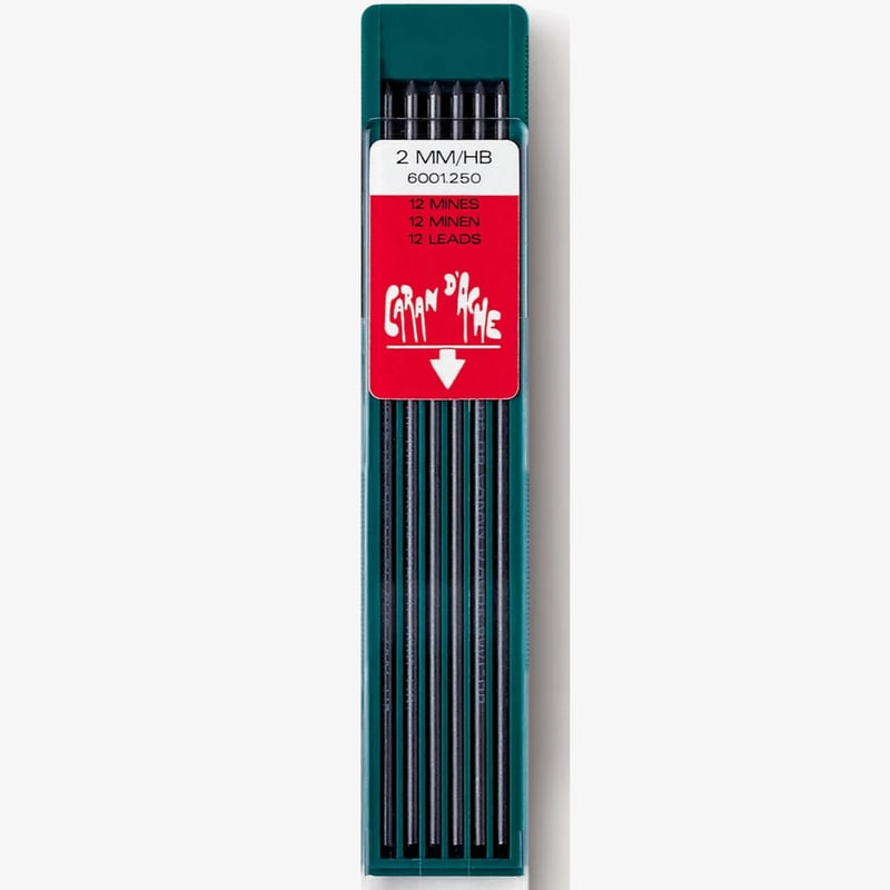 Caran d'Ache Caran d'Ache Lead Refill - 2mm - HB (Pack of 12)