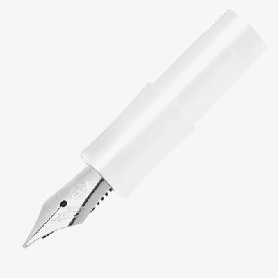 Kaweco Skyline Sport Nib with White Grip - Stainless Steel