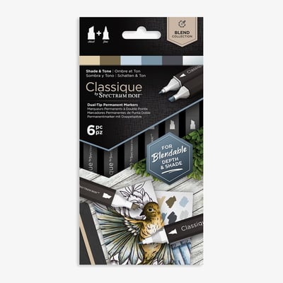 Spectrum Noir Spectrum Noir Classique Markers - Tone & Shade (Pack Of 6)