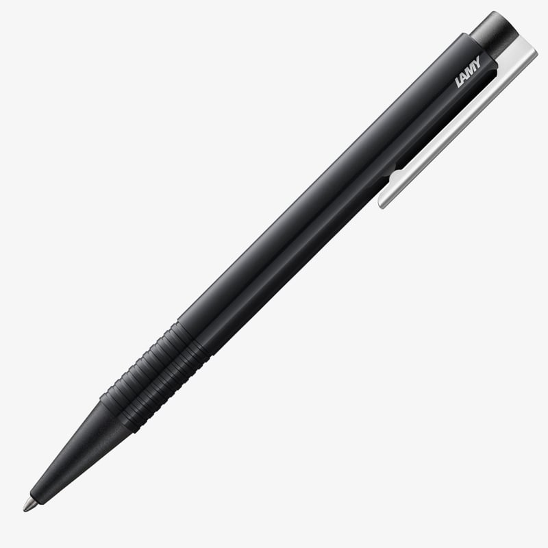 Lamy Lamy Logo Ballpoint Pen - Black Chrome Trim