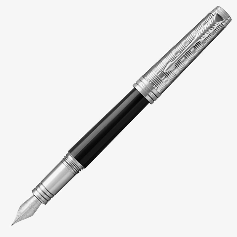 Parker Parker Premier Fountain Pen - Custom Tartan Lacquer & Metal
