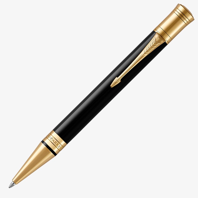 Parker Parker Duofold Classic Ballpoint Pen - Black Gold Trim