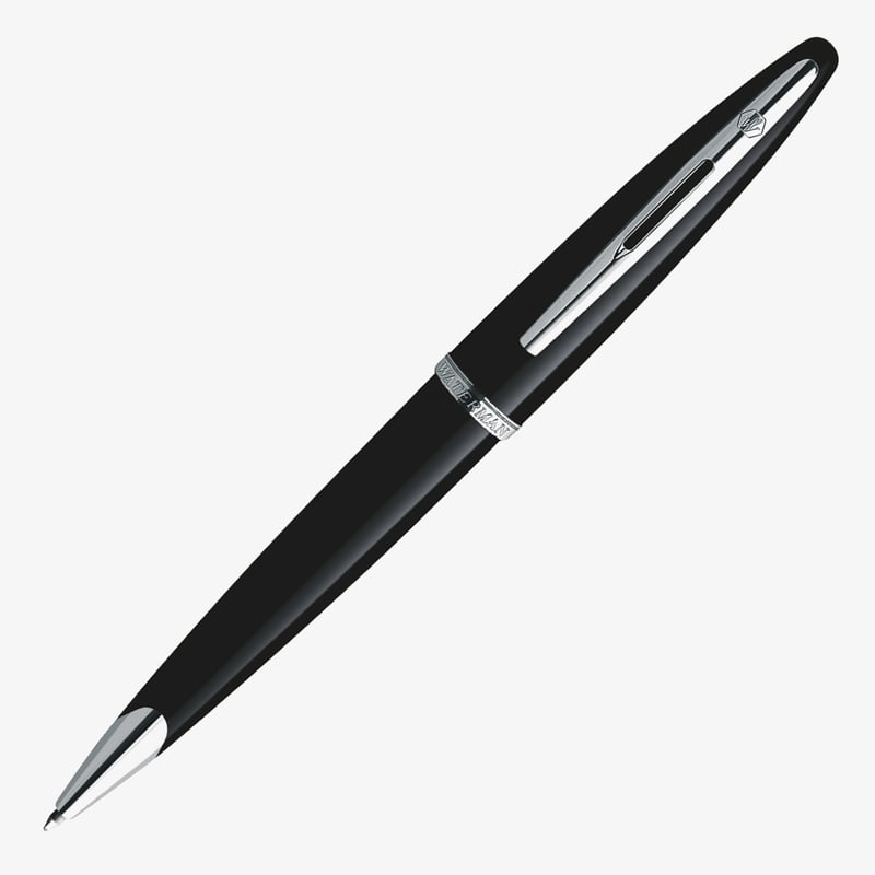 Waterman Waterman Carene Ballpoint Pen - Black Sea Chrome Trim