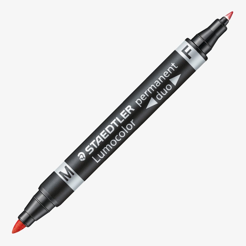 Staedtler Staedtler Lumocolor Duo Permanent Marker - Bullet Tip