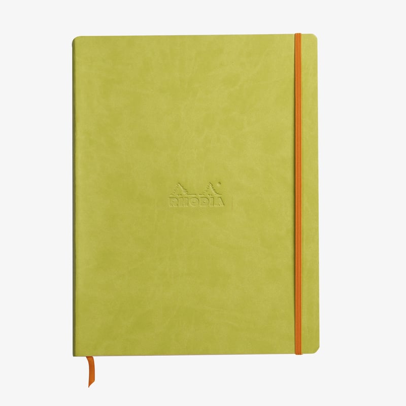 Rhodia Rhodia Softcover Notebook - A4 - Anise Green - Lined