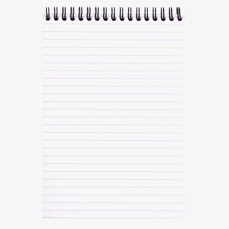 Rhodia Classic Wirebound Notepad - Large - Black - Lined