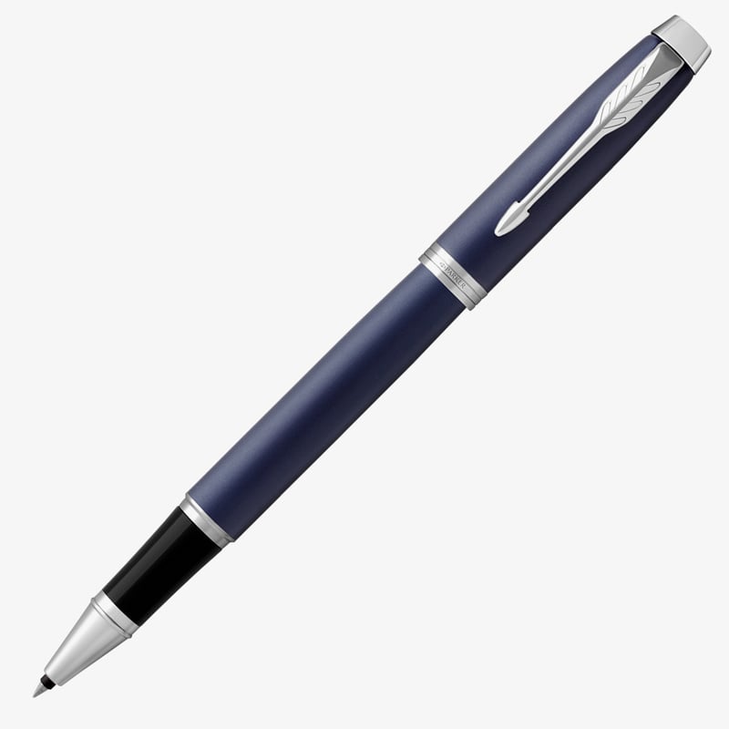 Parker Parker IM Rollerball Pen - Blue Lacquer Chrome Trim