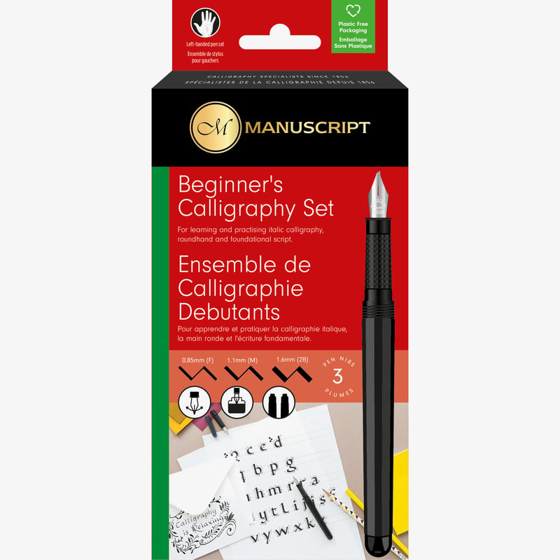 Manuscript Manuscript Beginner's Calligraphy Set - Left Handed