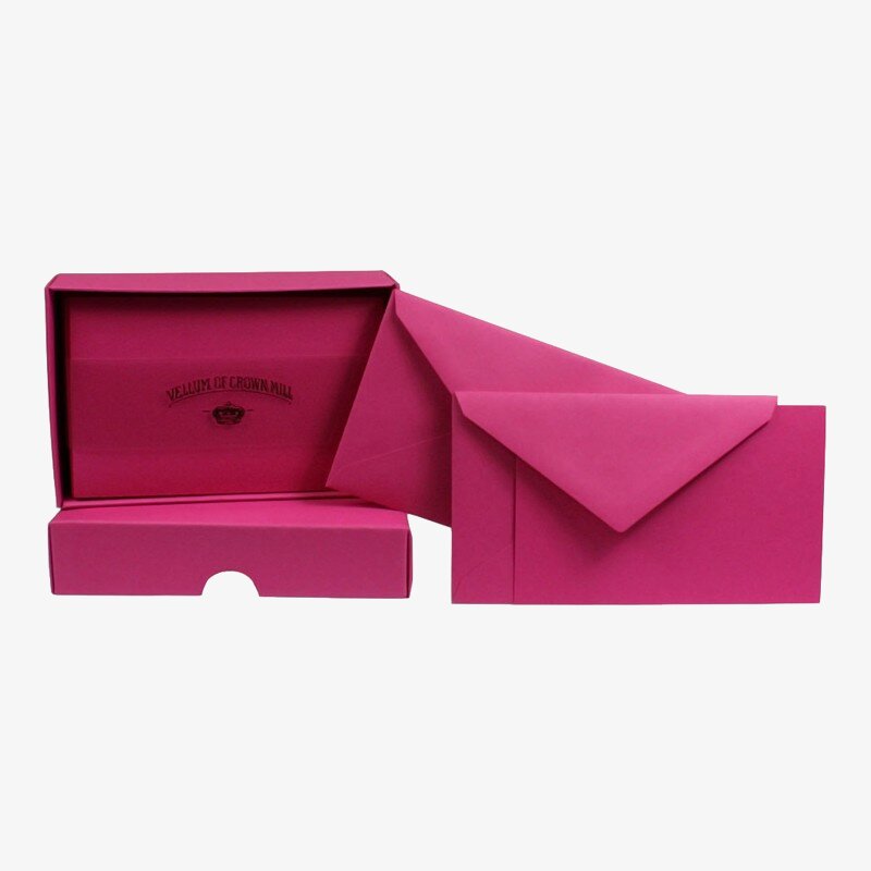 Crown Mill Crown Mill Colour Line Set of 25 Cards and Envelopes - Bougainvillea