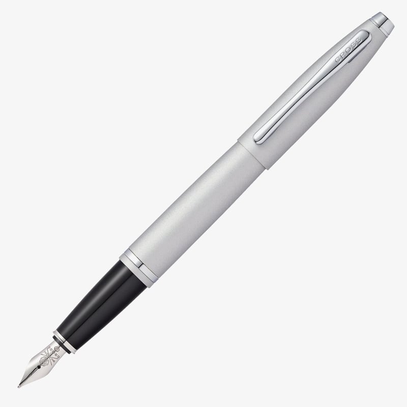 Cross Cross Calais Fountain Pen - Satin Chrome