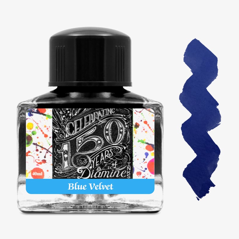 Diamine Inks Diamine 150th Anniversary Ink Bottle 40ml - Blue Velvet