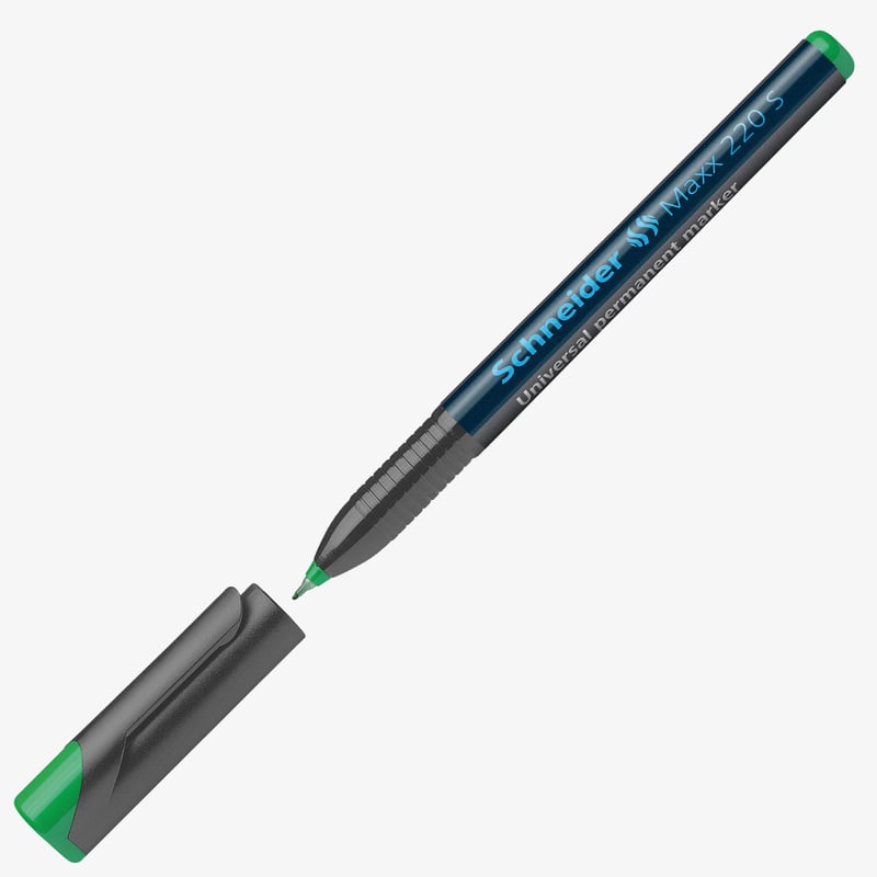 Schneider Schneider Maxx 220 Permanent Marker - Superfine - Green