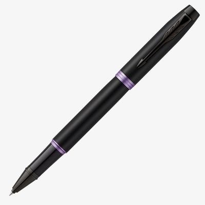 Parker IM Vibrant Rings Rollerball Pen - Amethyst Purple