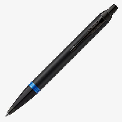 Parker IM Vibrant Rings Ballpoint Pen - Marine Blue