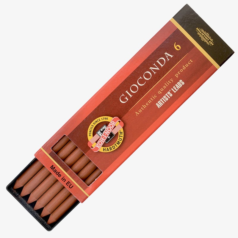 Koh-I-Noor Koh-I-Noor 4373 Brown Drawing Chalks - 5.6mm x 120mm