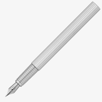 Worther Profil Fountain Pen - Aluminium